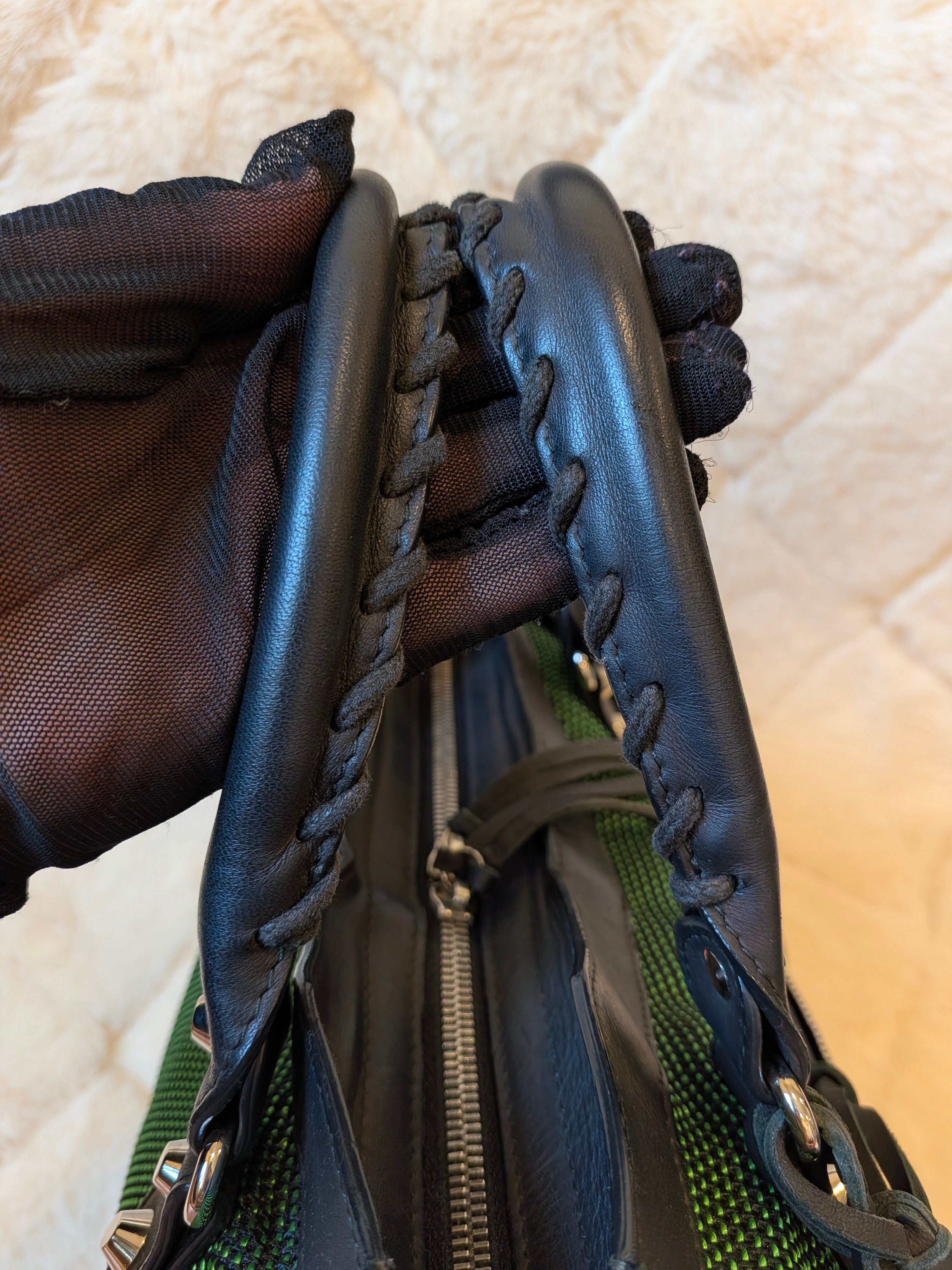 Balenciaga City Mesh Medium Tricolor
