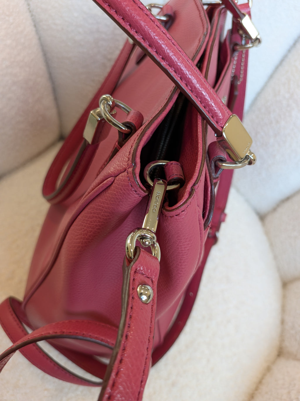 Coach Minetta Pink 2 Way Bag