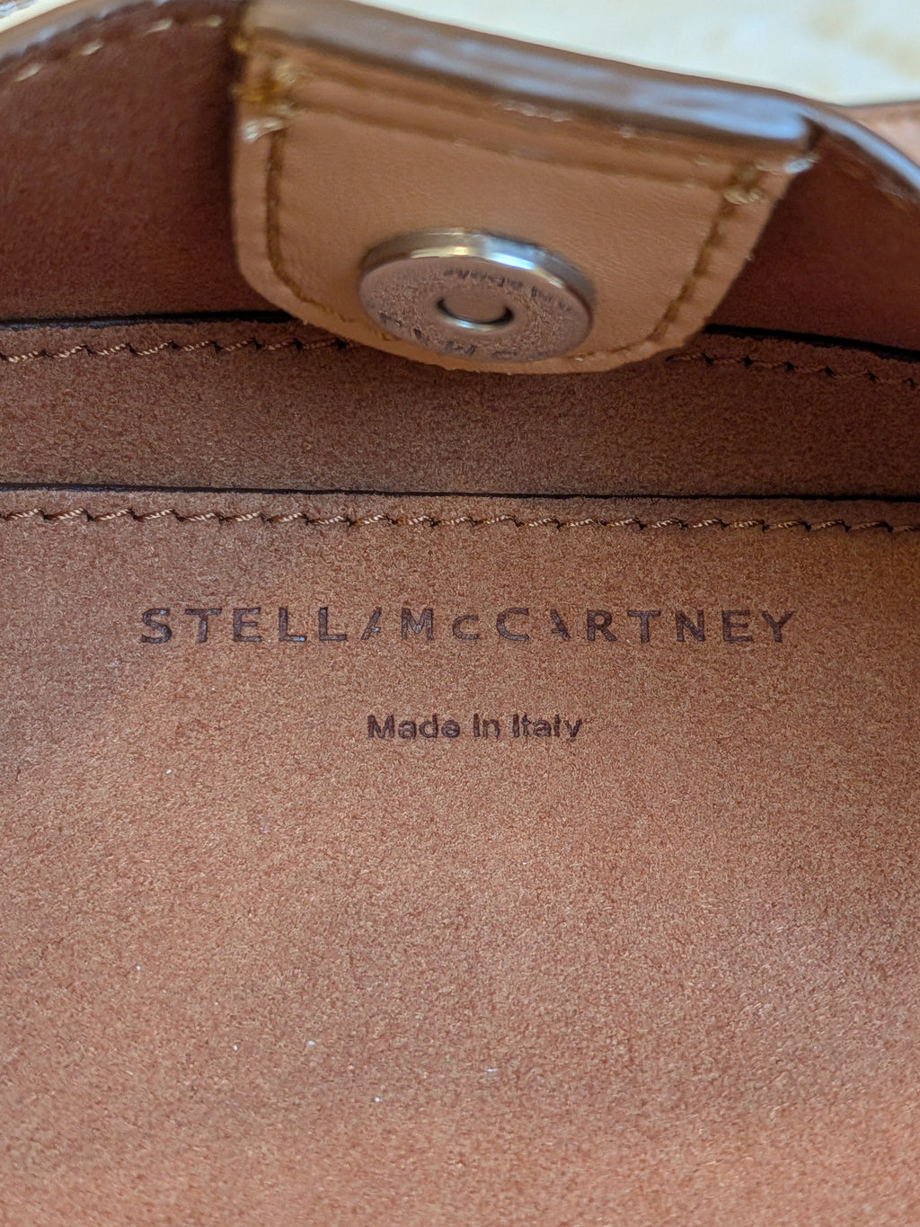 Stella McCartney Eco Soft Camel Sling Bag Small