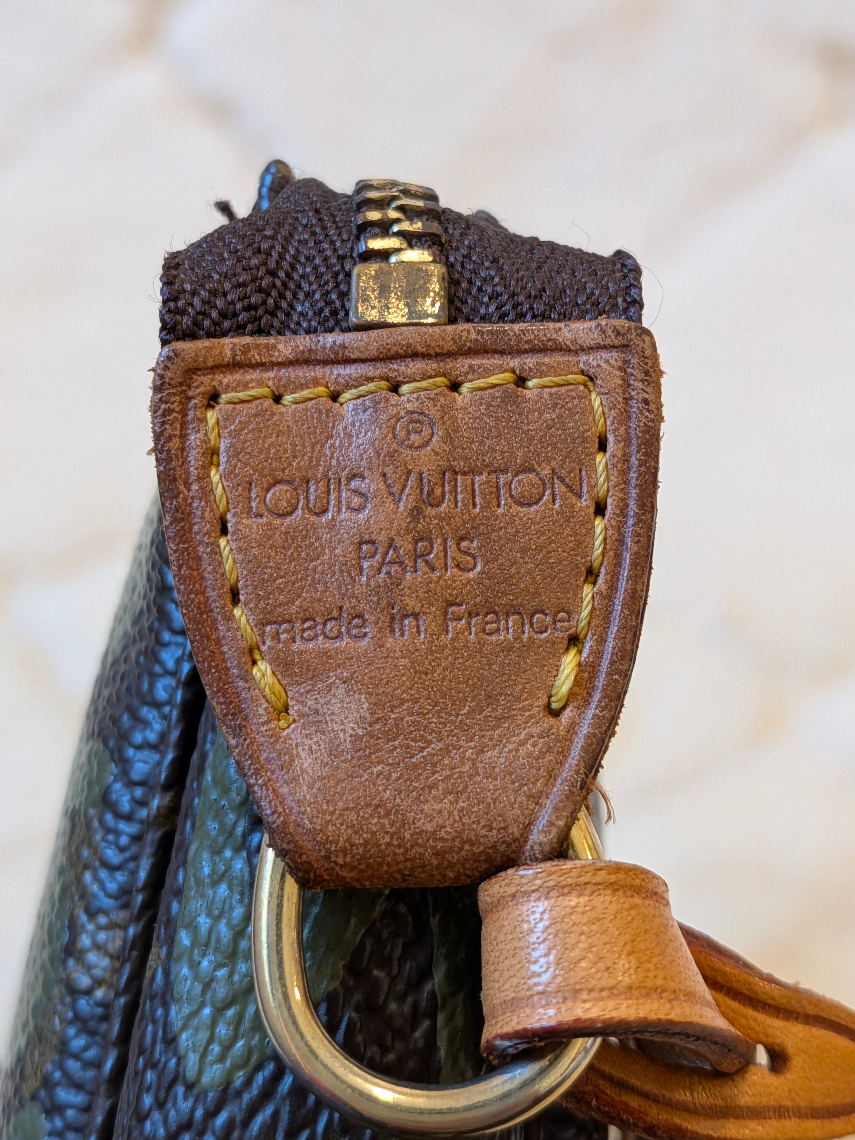 Louis Vuitton x Stephen Sprouse Pochette Accessoiries Graffiti Khaki Monogram