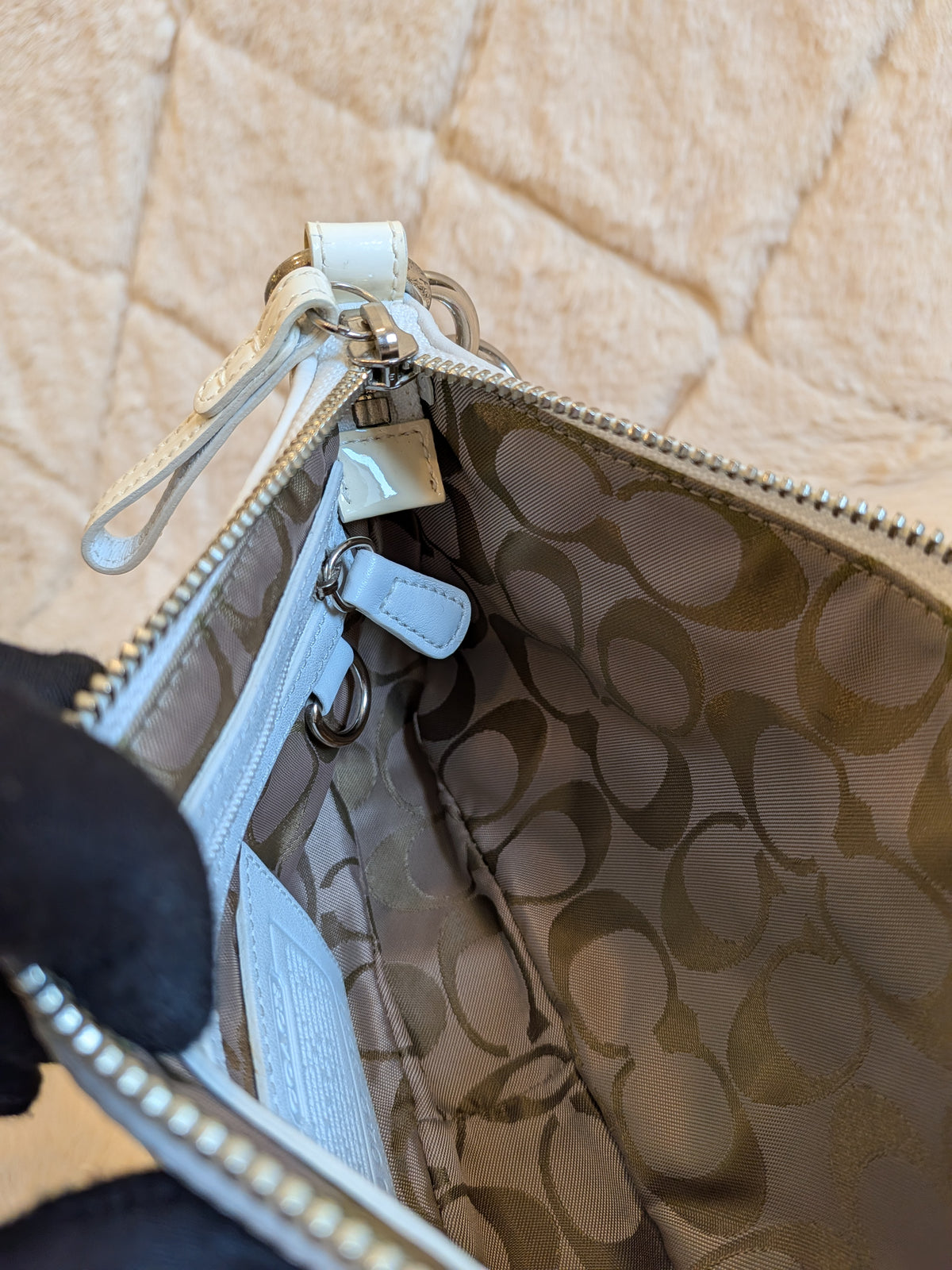 Coach Demi Polka Dots Patchwork "Special Edition"Rare Find"