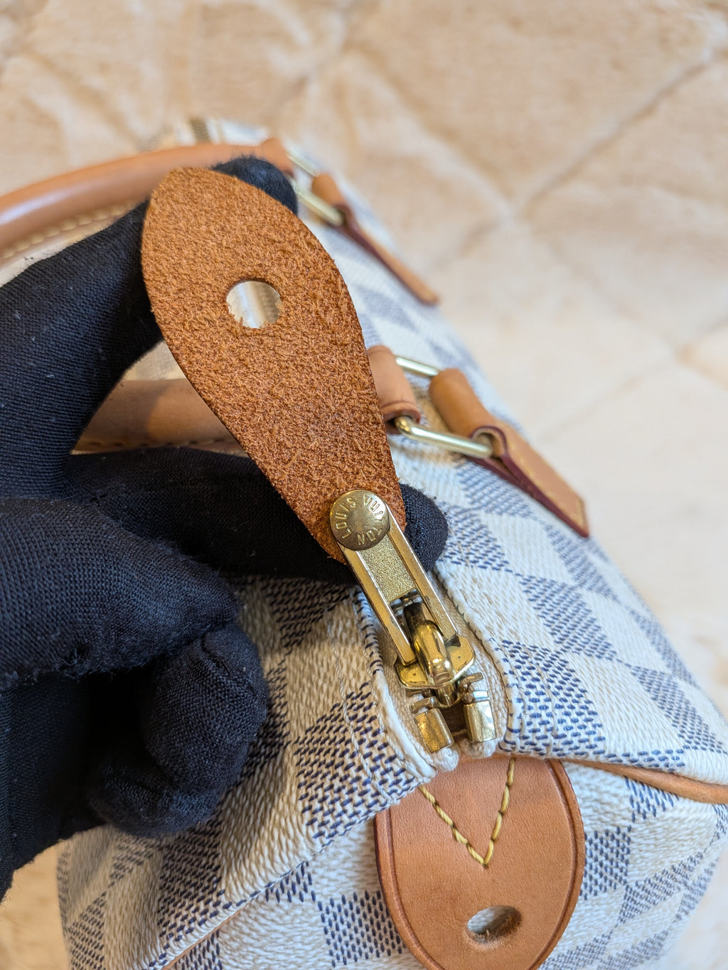 Louis Vuitton Speedy 25 Damier Azur