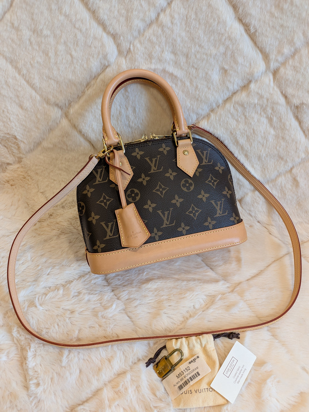 Louis Vuitton Bb Alma Monogram Canvas