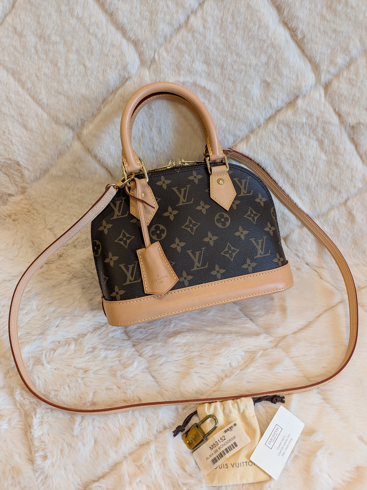 Louis Vuitton Bb Alma Monogram Canvas
