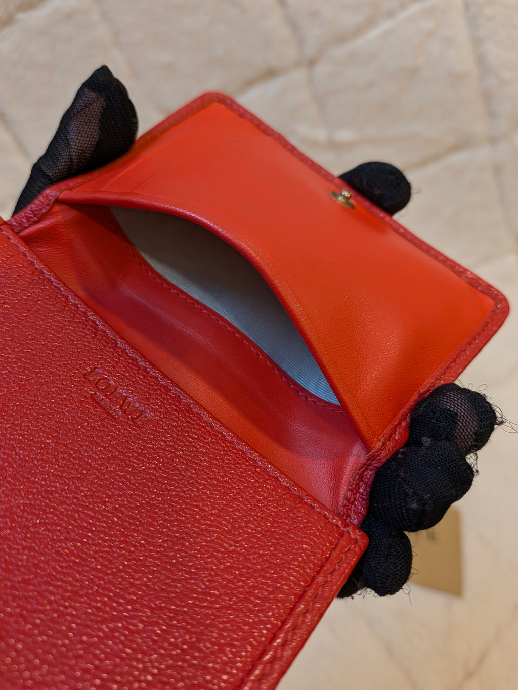 LOEWE Bifold Card Case Leather