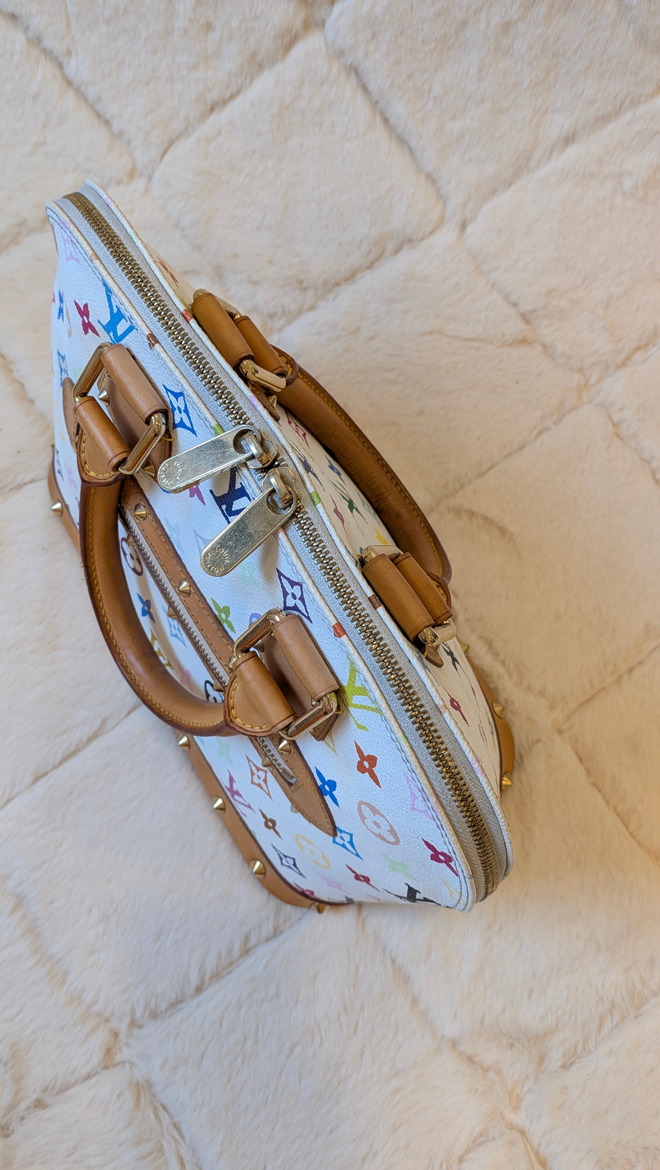 Louis Vuitton Alma PM Multicolor White Monogram