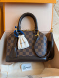 Louis Vuitton Bb Alma Damier Ebene Canvas