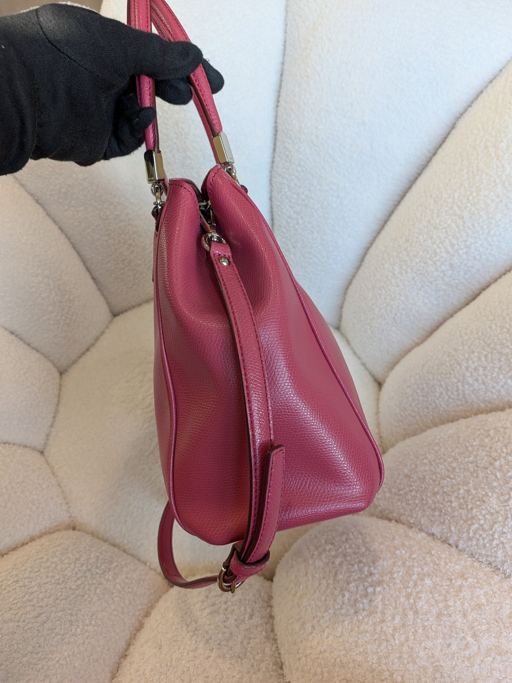 Coach Minetta Pink 2 Way Bag