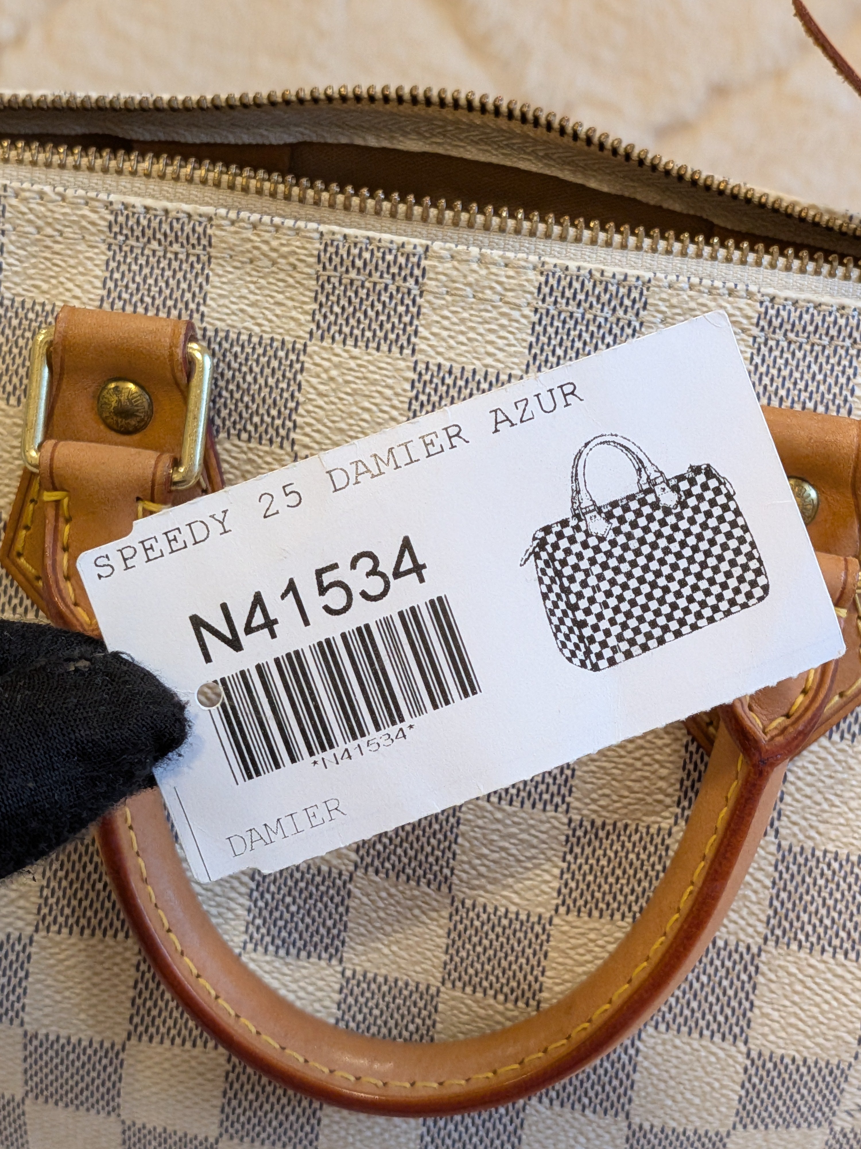 Louis Vuitton Speedy 25 Damier Azur