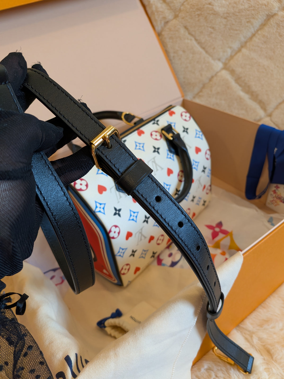 Louis Vuitton Speedy 25 Bandouliere Game On "Limited Edition"Rare Find