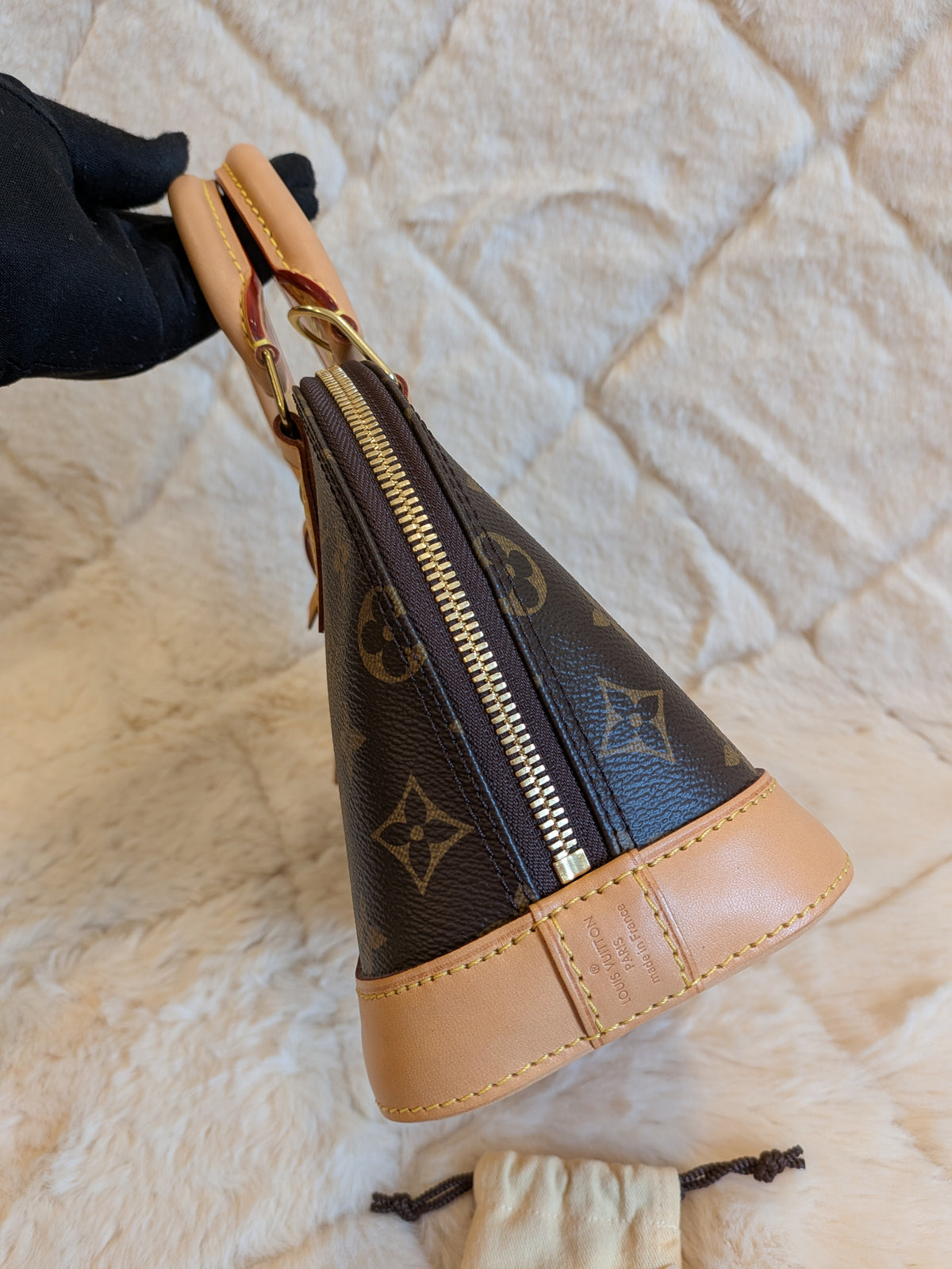 Louis Vuitton Bb Alma Monogram Canvas