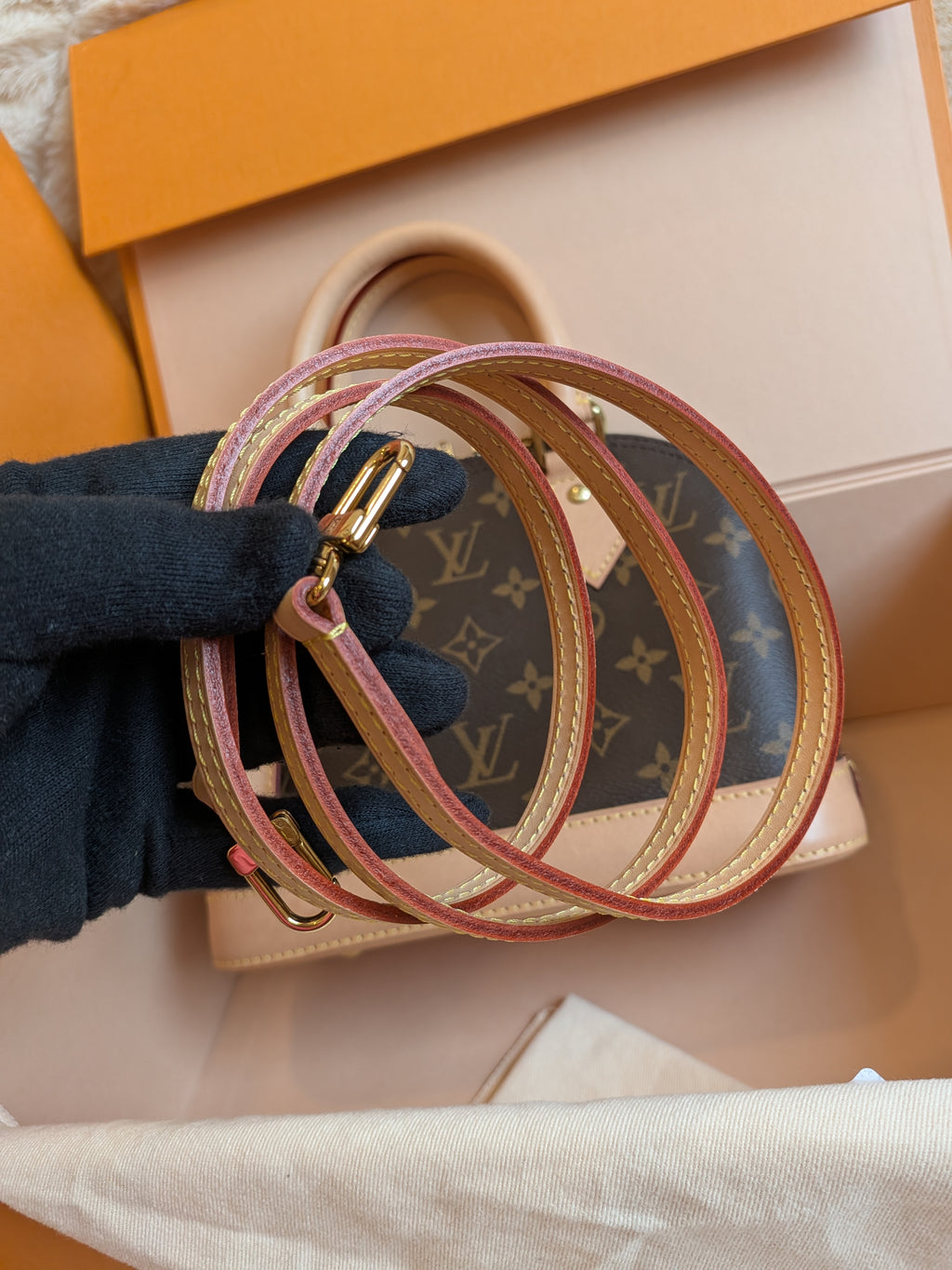 Louis Vuitton Bb Alma Monogram Canvas