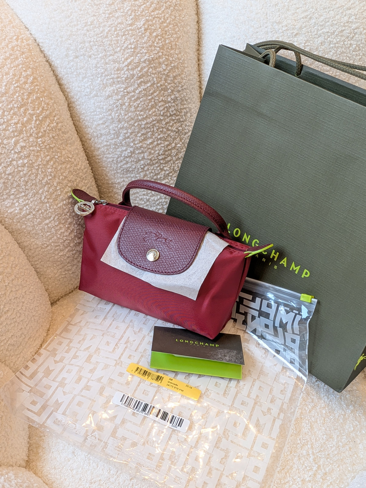 Longchamp Le Pilage Mini Pouch Recycled Nylon