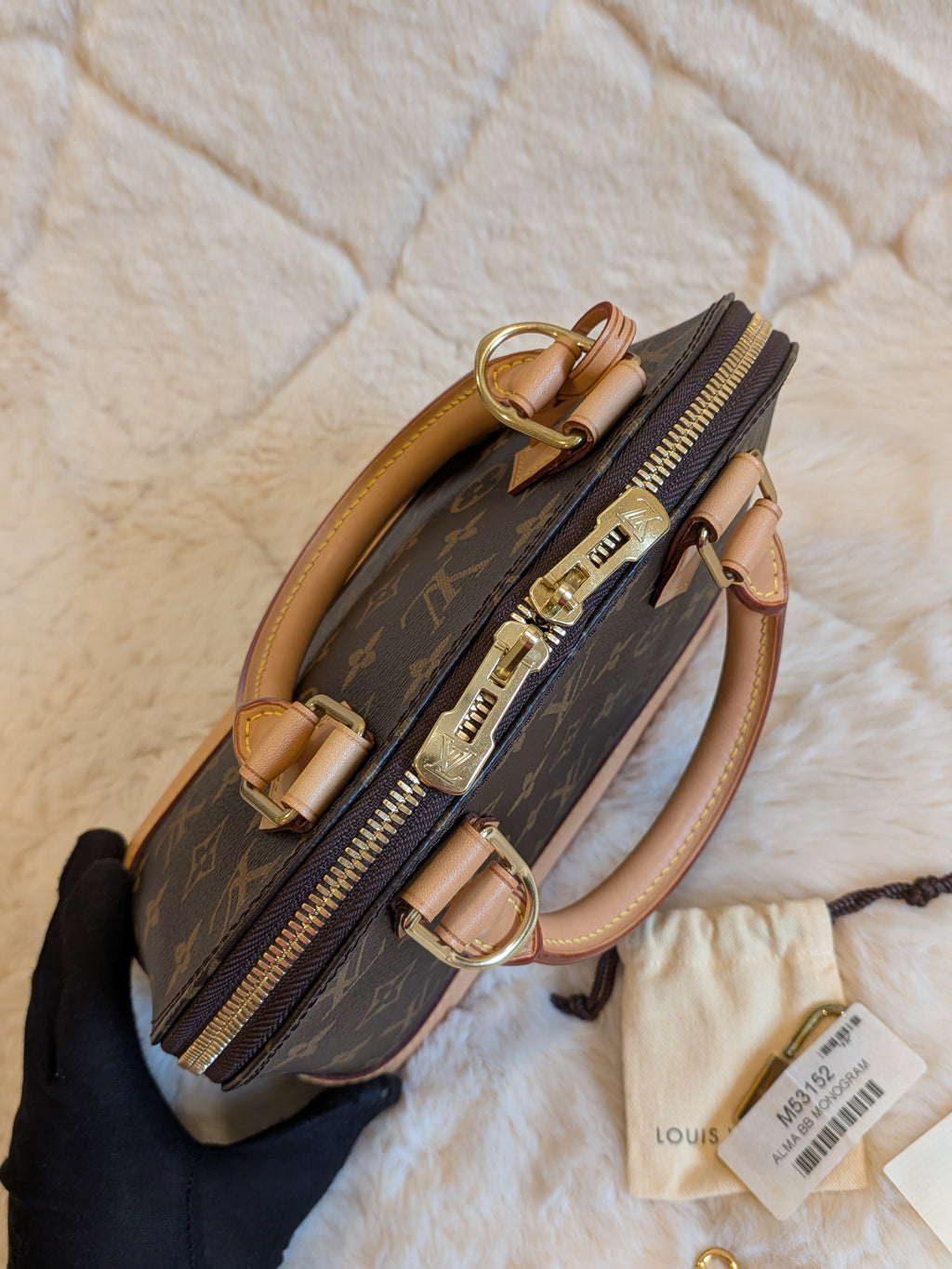 Louis Vuitton Bb Alma Monogram Canvas