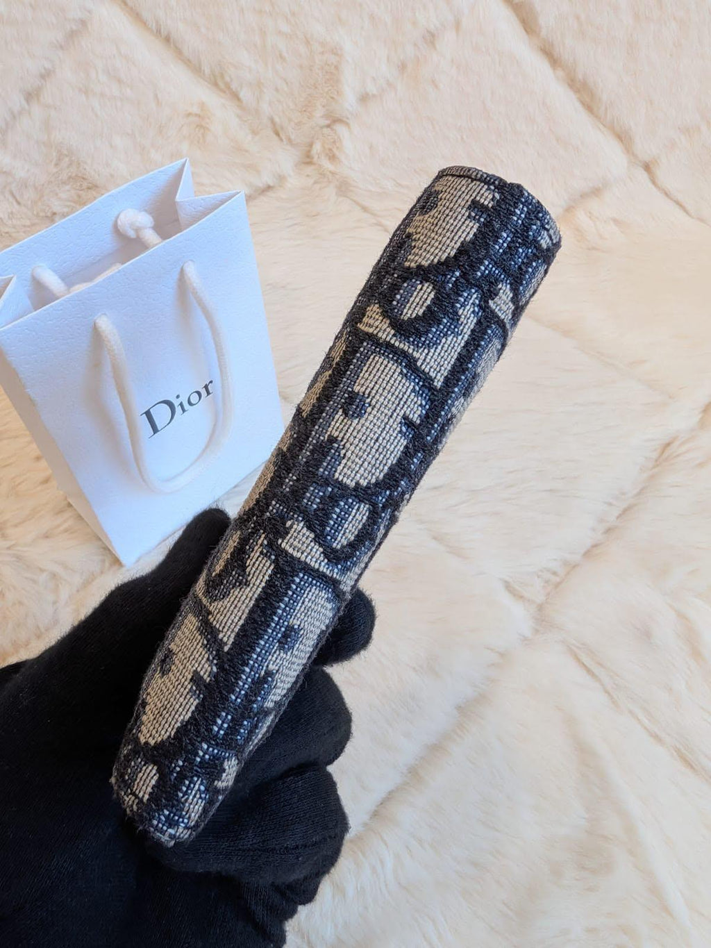 Christian Dior Bifold Card Case Holder Oblique