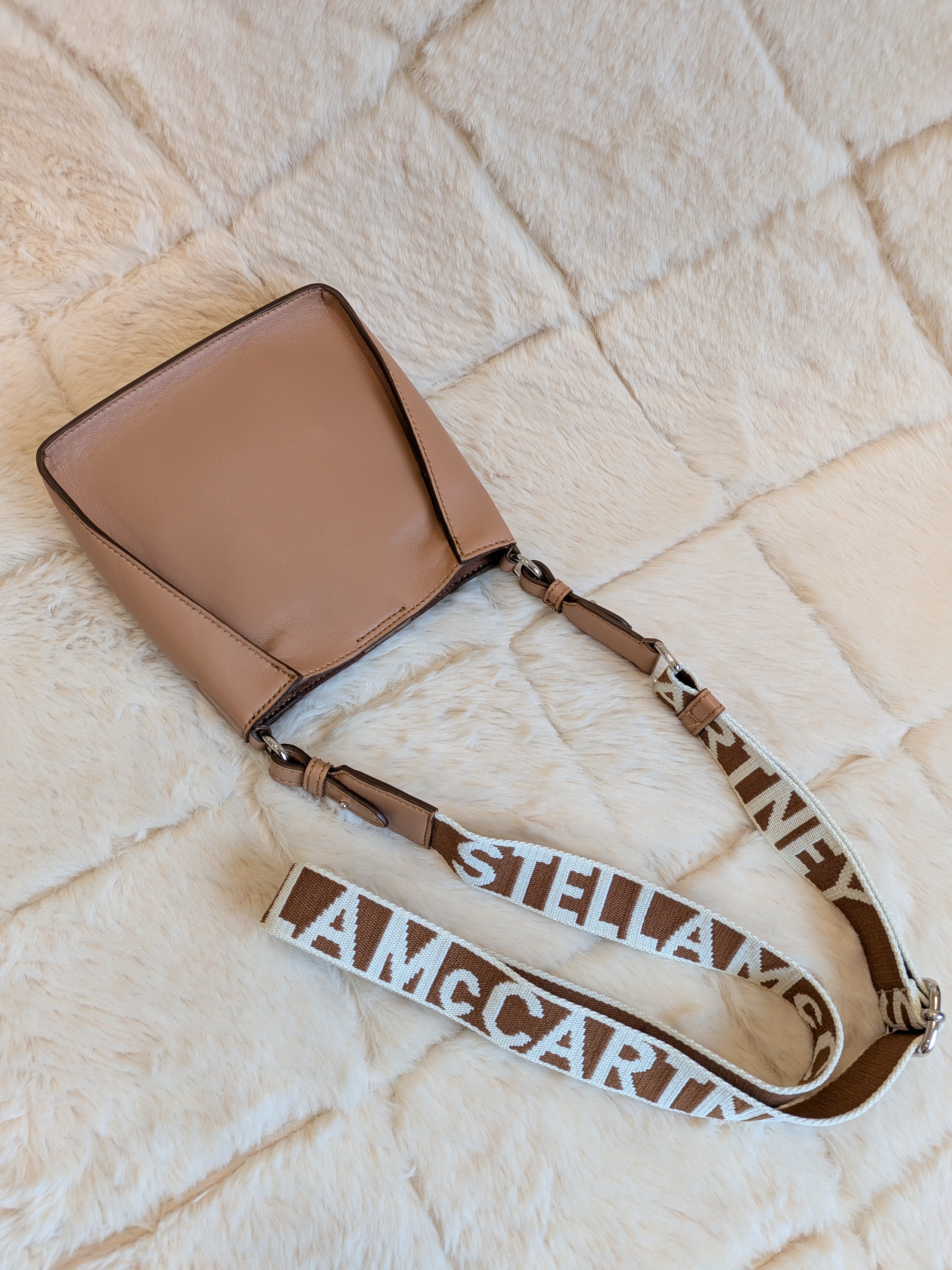Stella McCartney Eco Soft Camel Sling Bag Small
