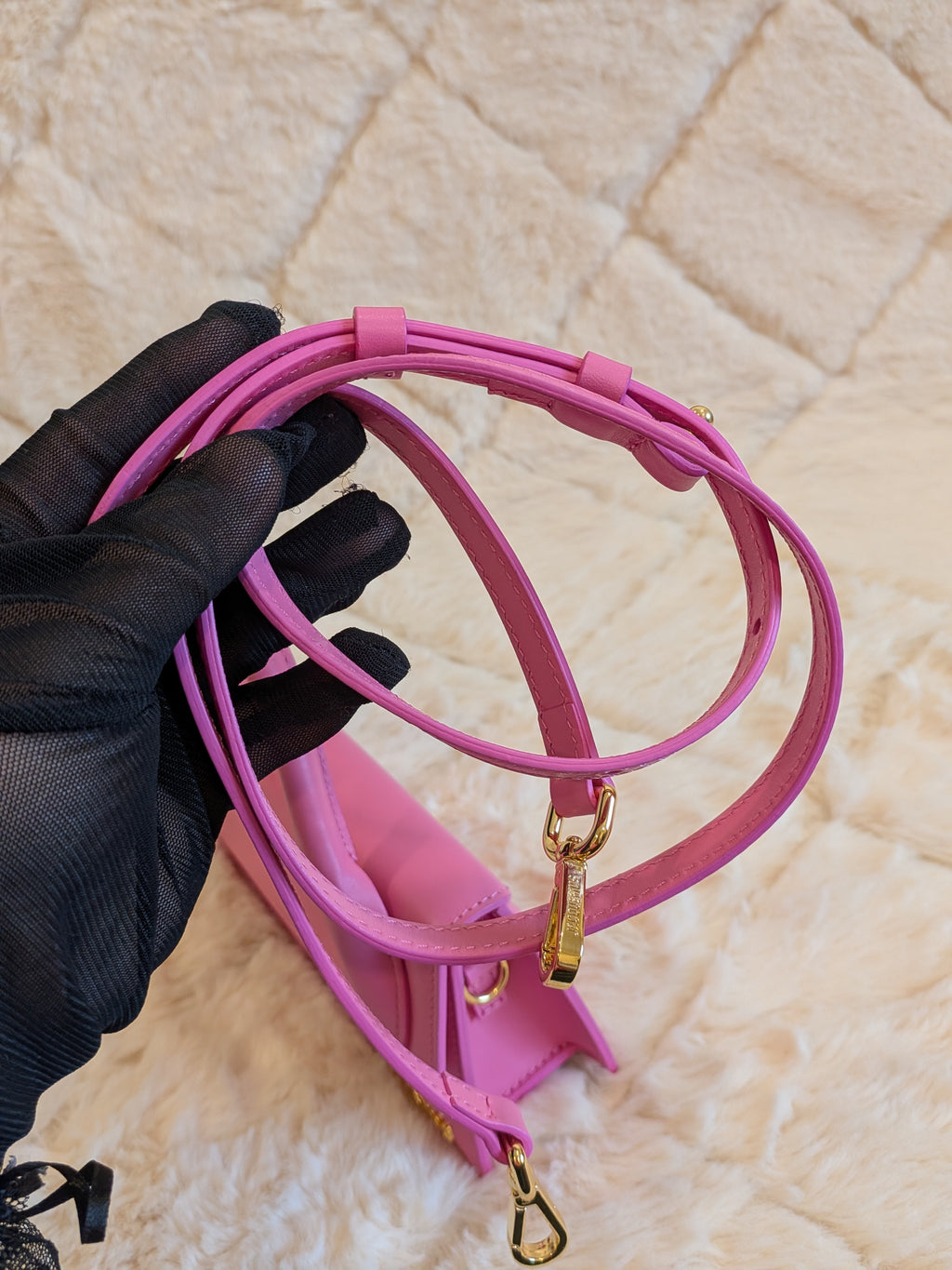 Jacquemus Chiquito Long Neon Pink