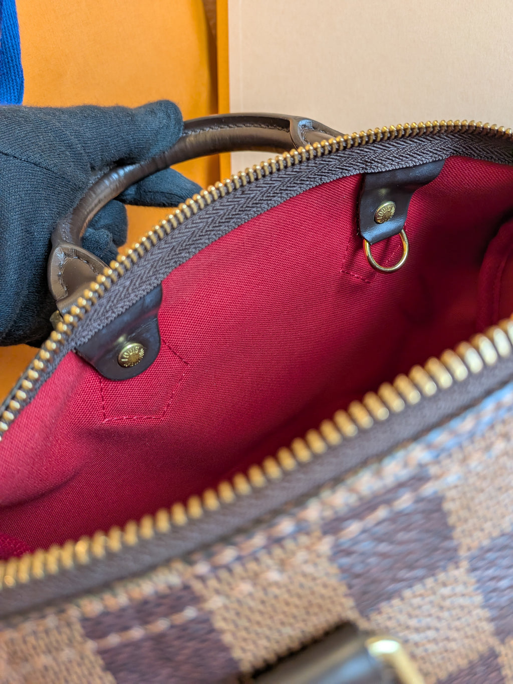 Louis Vuitton Speedy 25 Damier Ebene