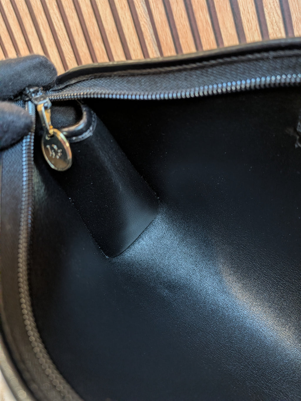 Christian Dior Clutch Canvas Black (Vintage)