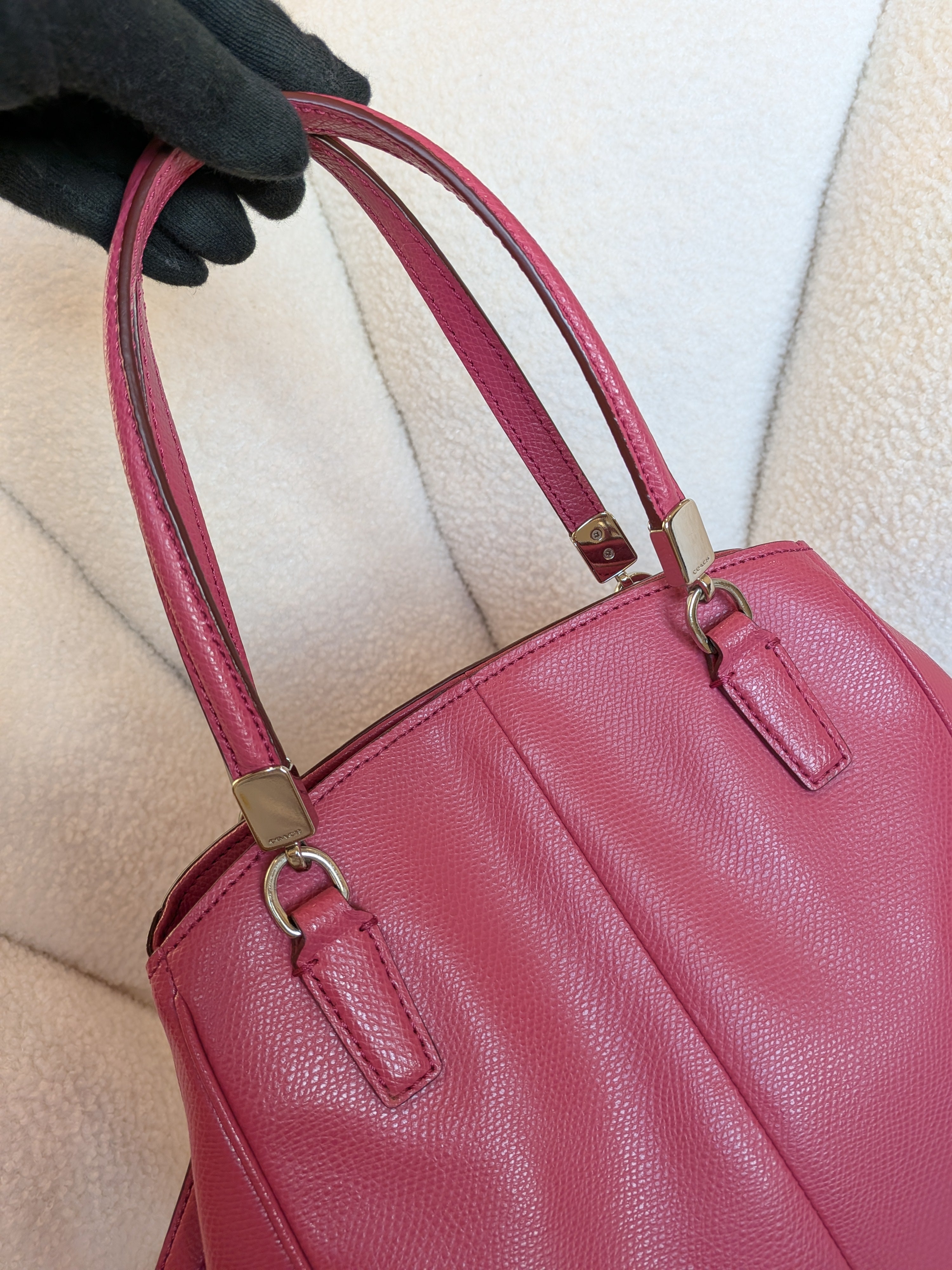 Coach Minetta Pink 2 Way Bag