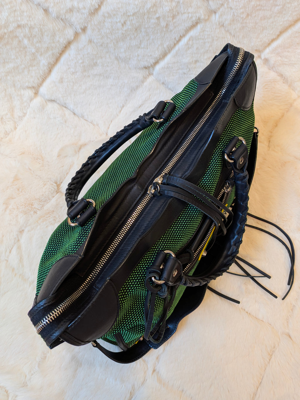 Balenciaga City Mesh Medium Tricolor