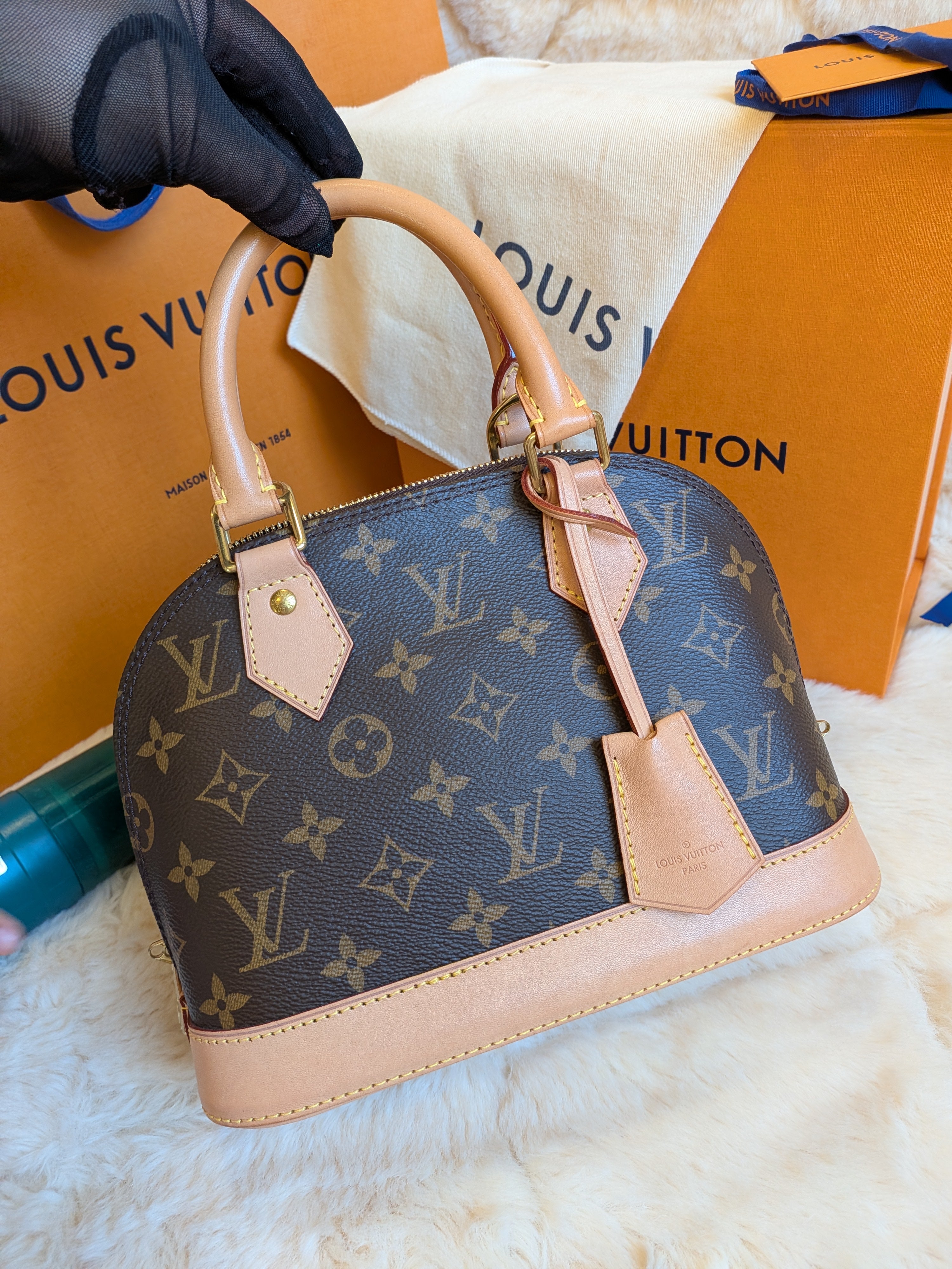 Louis Vuitton Bb Alma Monogram Canvas
