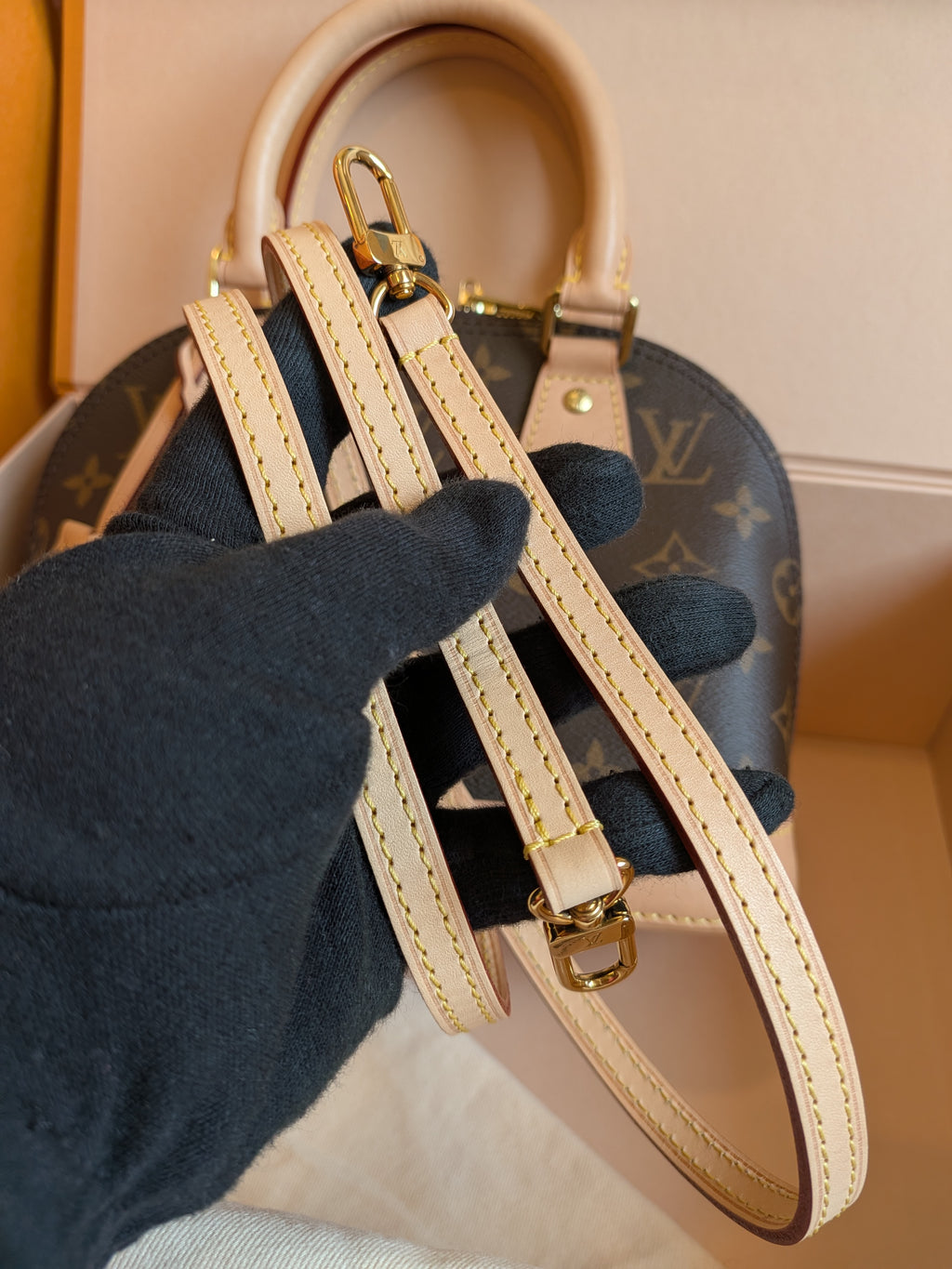 Louis Vuitton Bb Alma Monogram Canvas