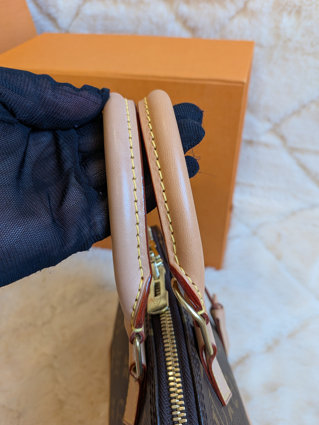 Louis Vuitton Bb Alma Monogram Canvas