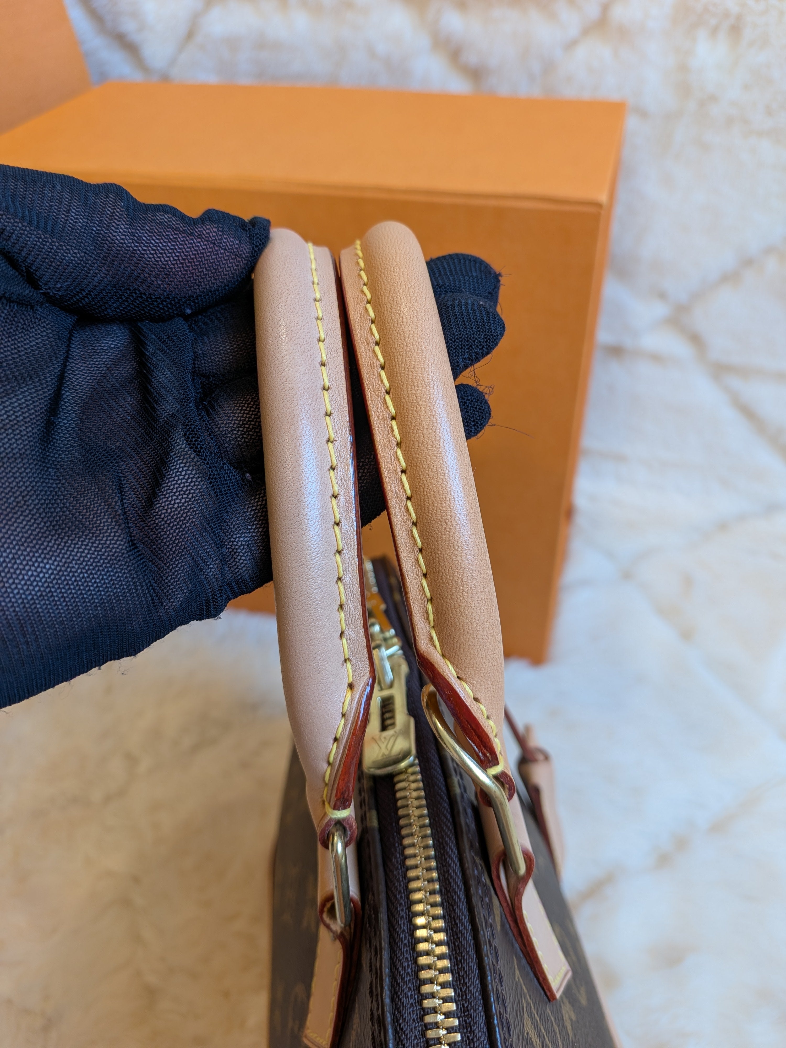 Louis Vuitton Bb Alma Monogram Canvas