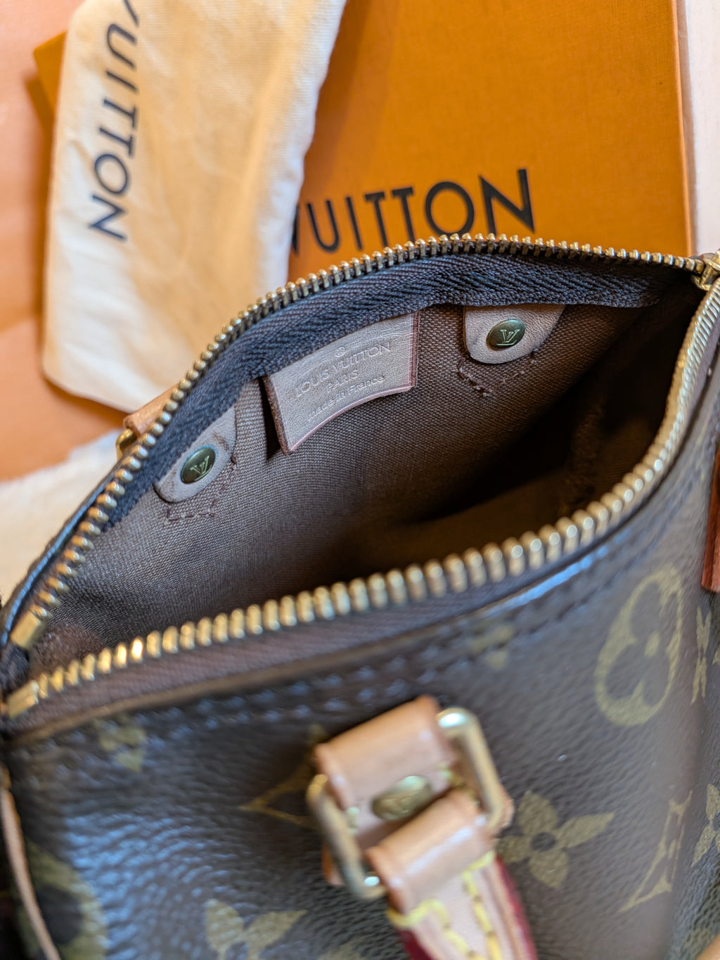 Louis Vuitton Speedy Nano Monogram Canvas