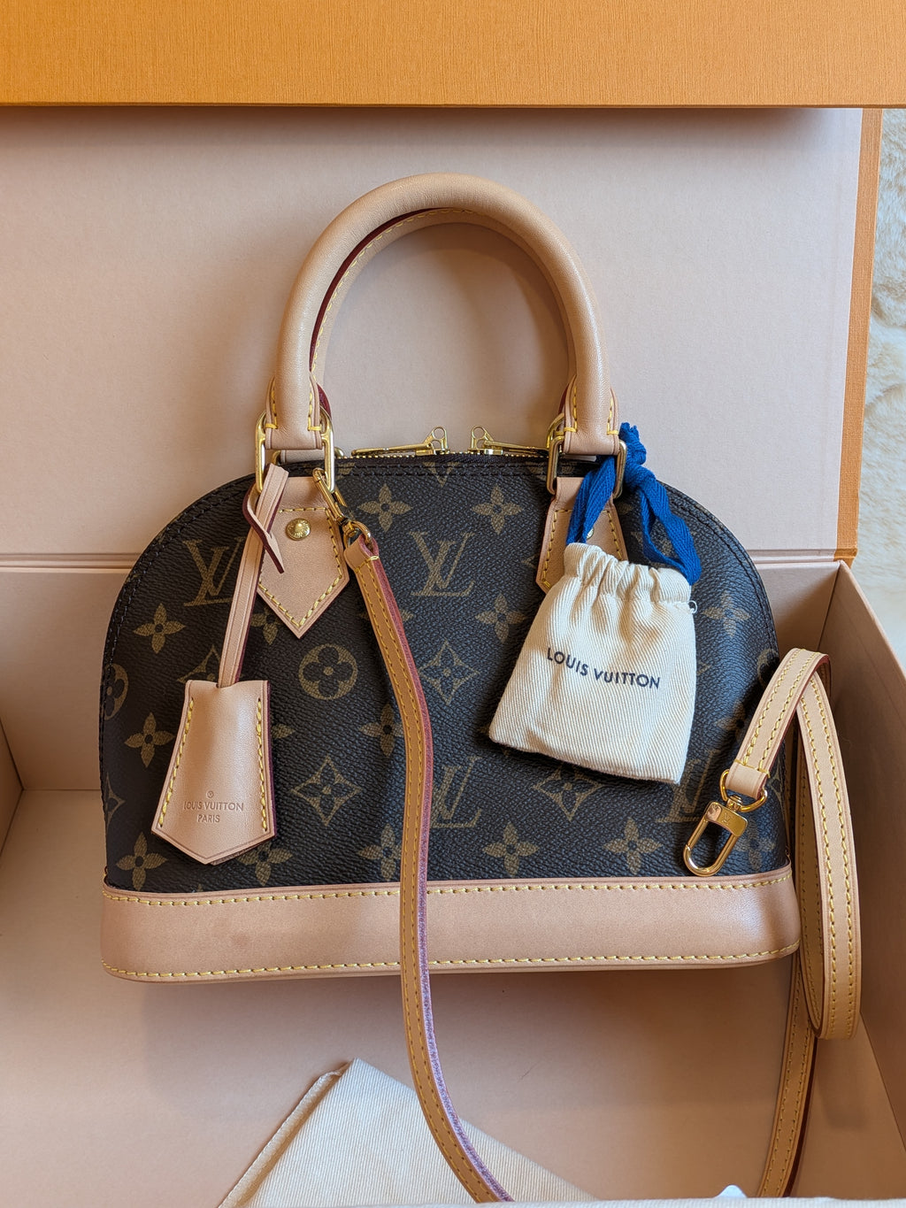 Louis Vuitton Bb Alma Monogram Canvas
