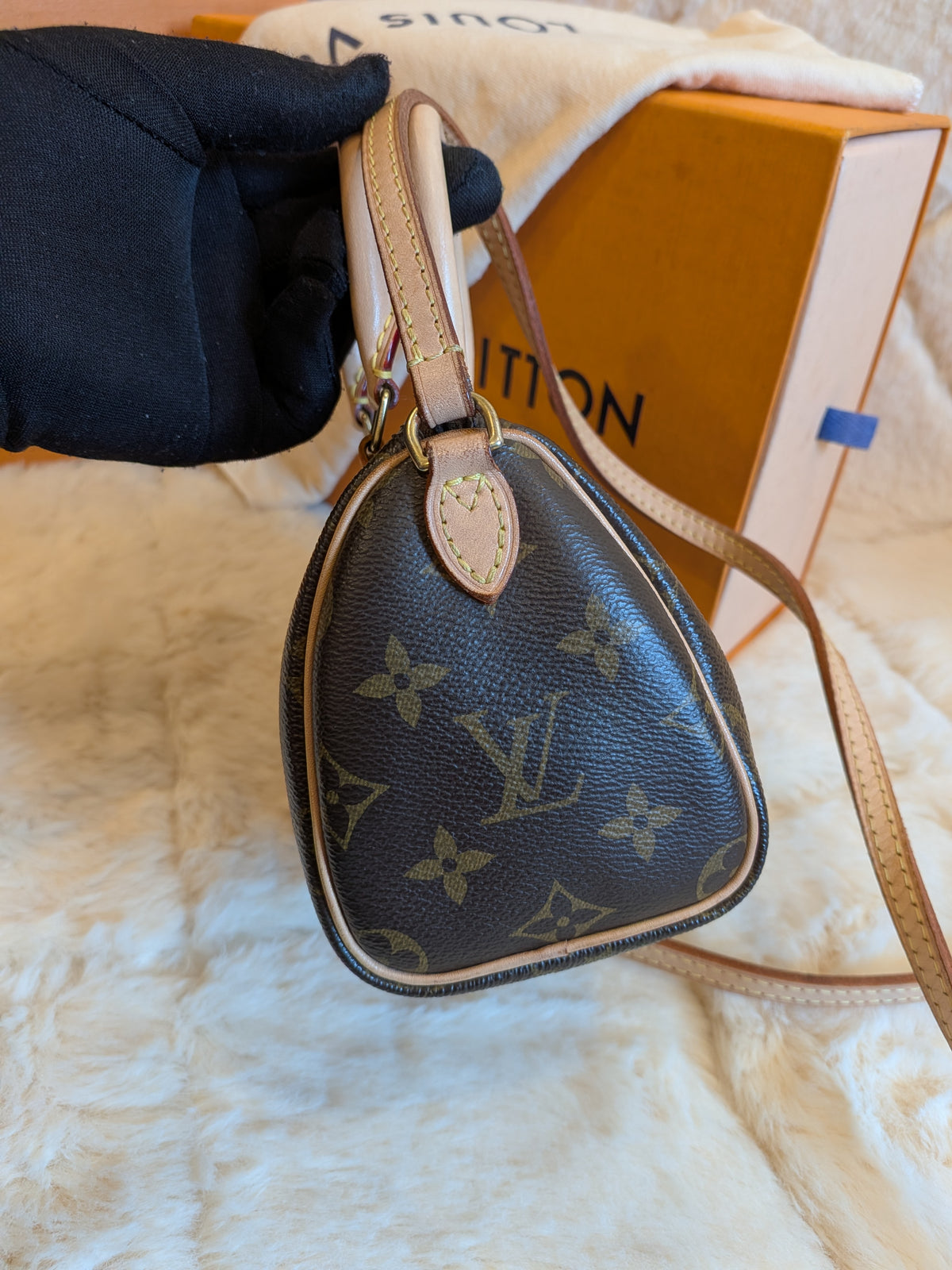Louis Vuitton Speedy Nano Monogram Canvas