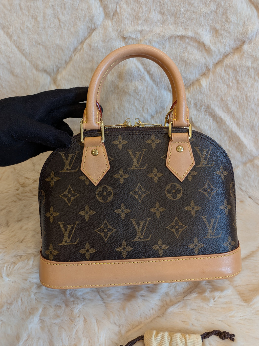 Louis Vuitton Bb Alma Monogram Canvas