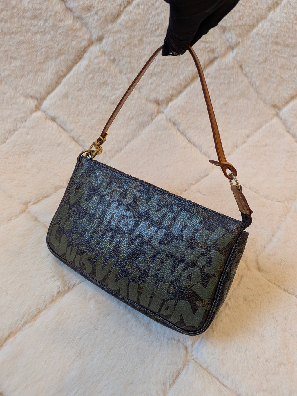 Louis Vuitton x Stephen Sprouse Pochette Accessoiries Graffiti Khaki Monogram