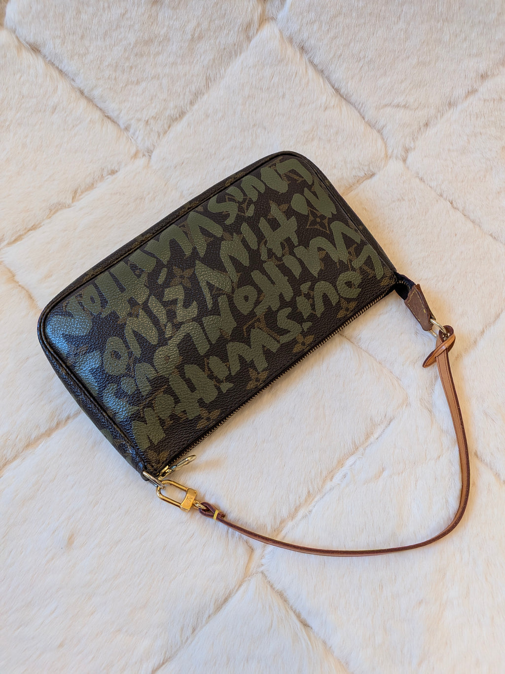 Louis Vuitton x Stephen Sprouse Pochette Accessoiries Graffiti Khaki Monogram