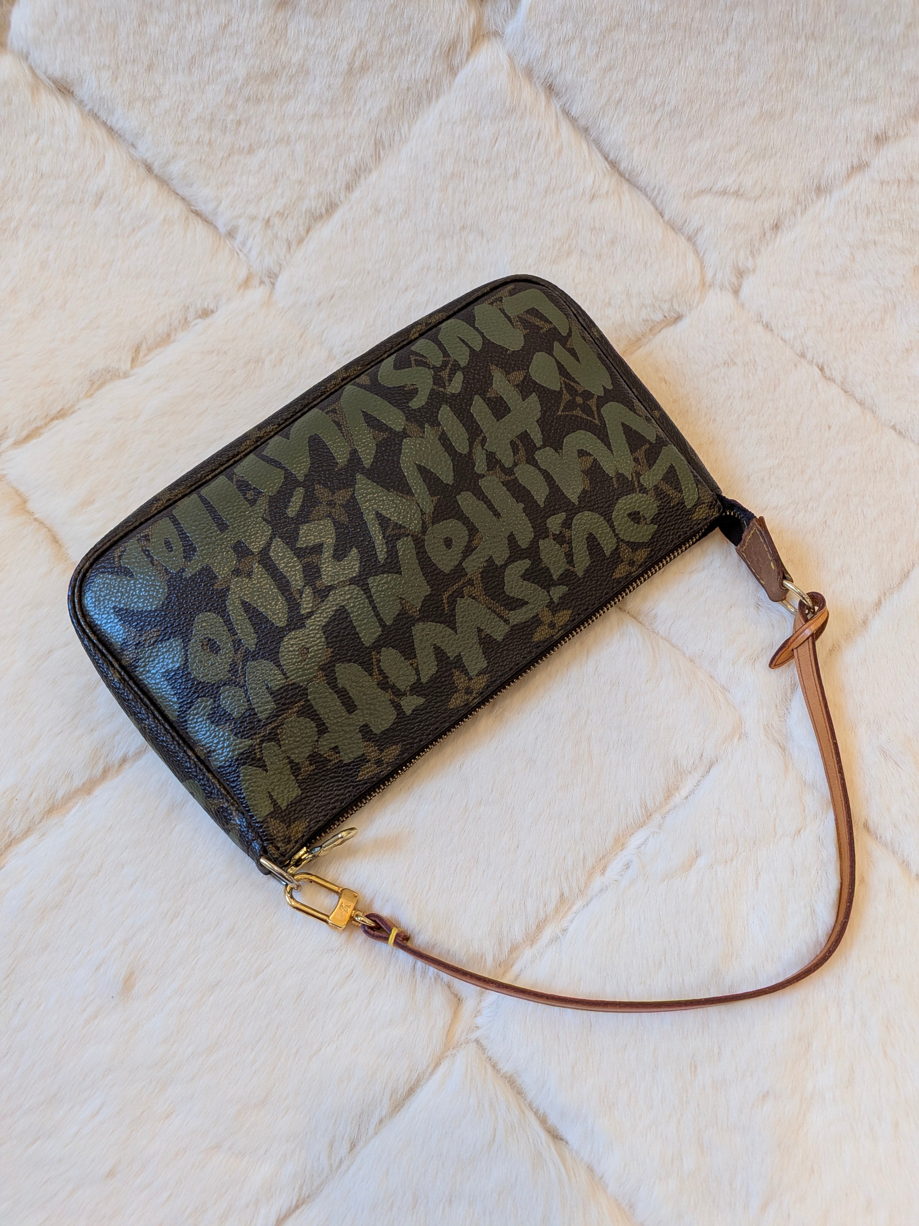 Louis Vuitton x Stephen Sprouse Pochette Accessoiries Graffiti Khaki Monogram