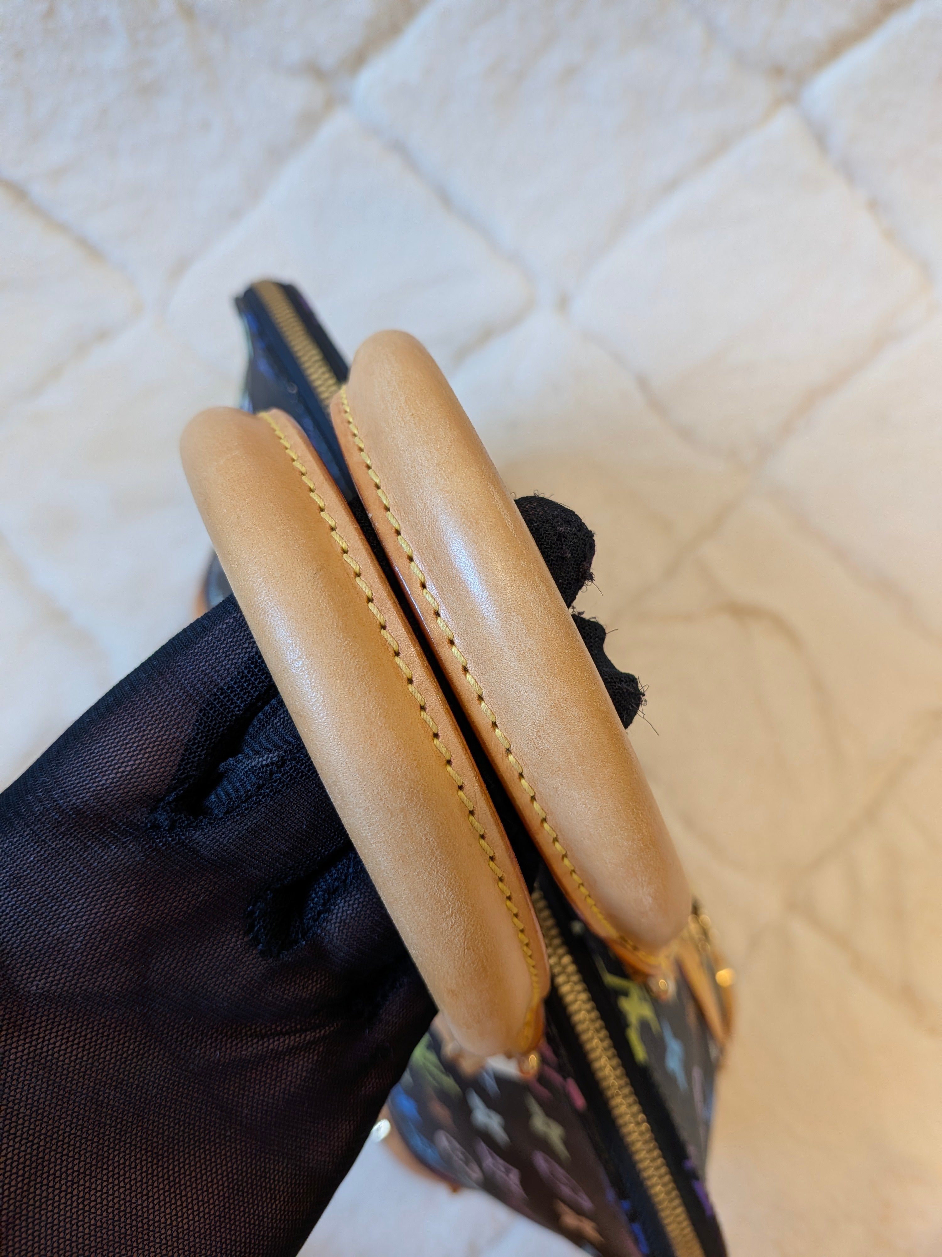 Louis Vuitton x Takashi Murakami Alma PM Multicolor Black