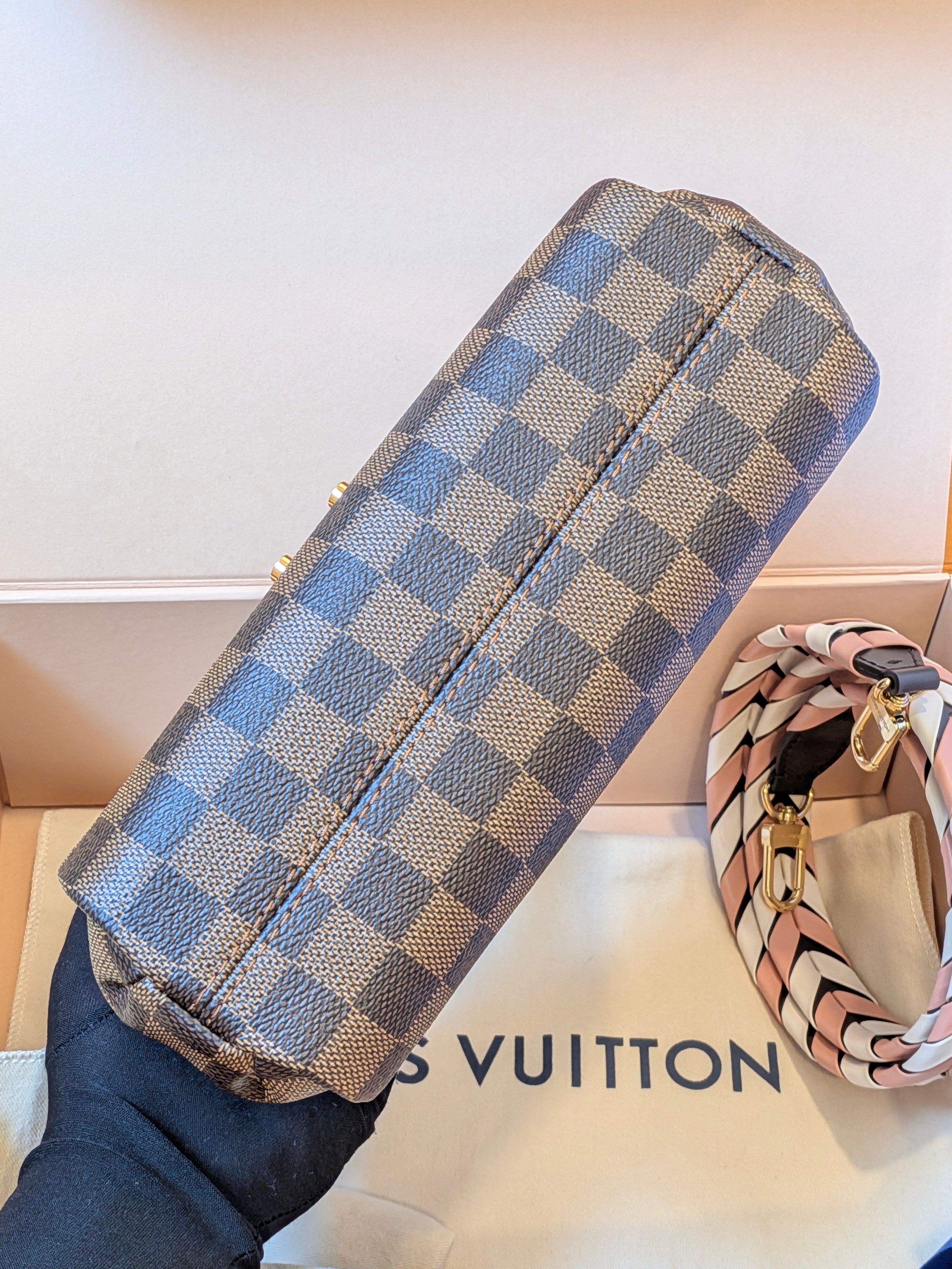 Louis Vuitton Croisette Braided Damier Ebene Brand New (MICROCHIP)