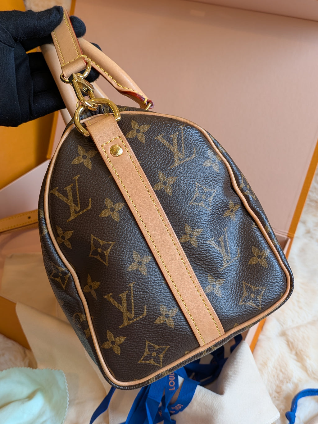 Louis Vuitton Speedy 25 Bandouliere Monogram Canvas