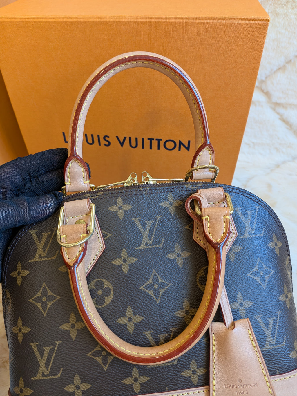 Louis Vuitton Bb Alma Monogram Canvas