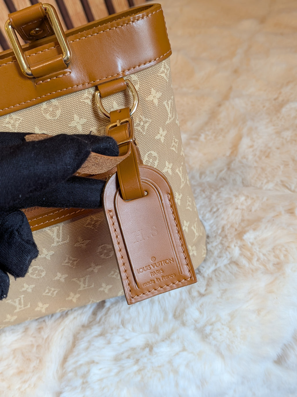 Louis Vuitton Minilin Lucille PM Monogram Beige