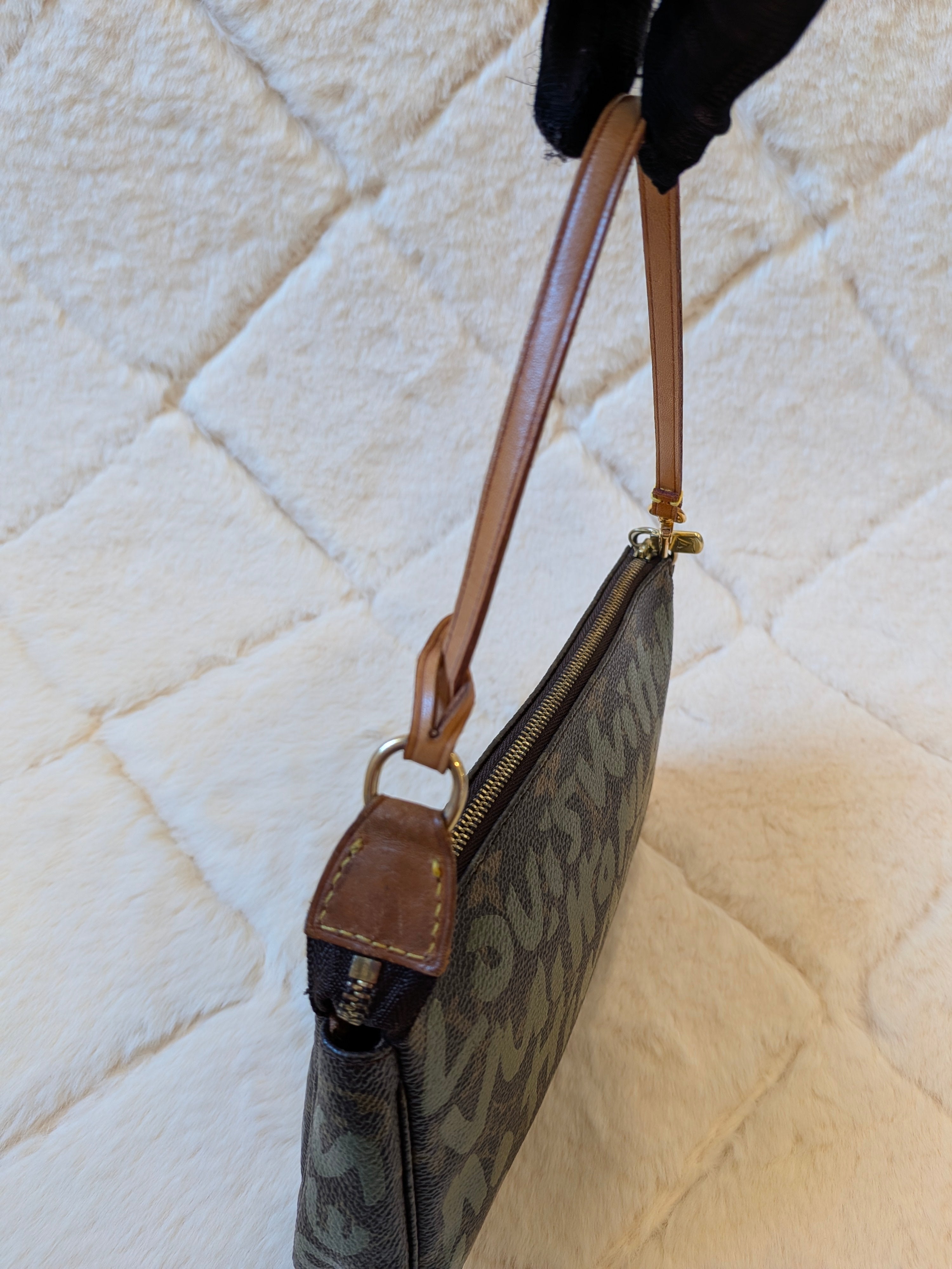 Louis Vuitton x Stephen Sprouse Pochette Accessoiries Graffiti Khaki Monogram