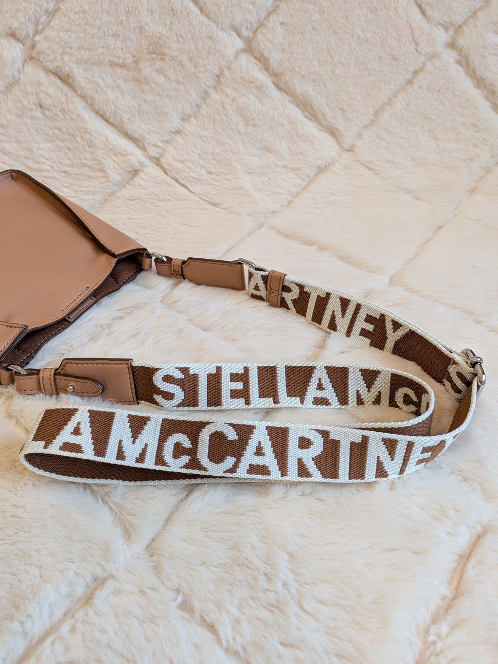 Stella McCartney Eco Soft Camel Sling Bag Small