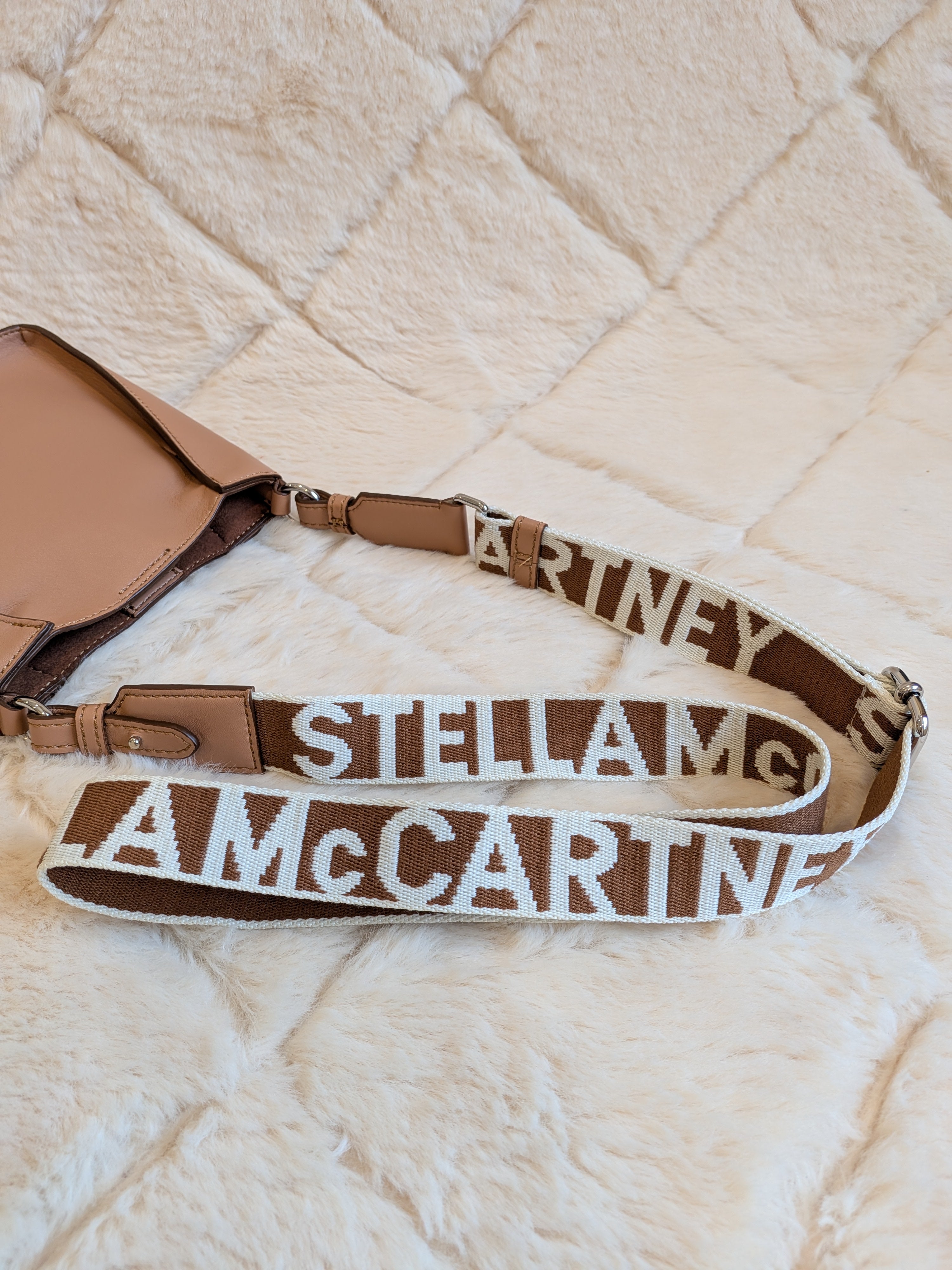 Stella McCartney Eco Soft Camel Sling Bag Small