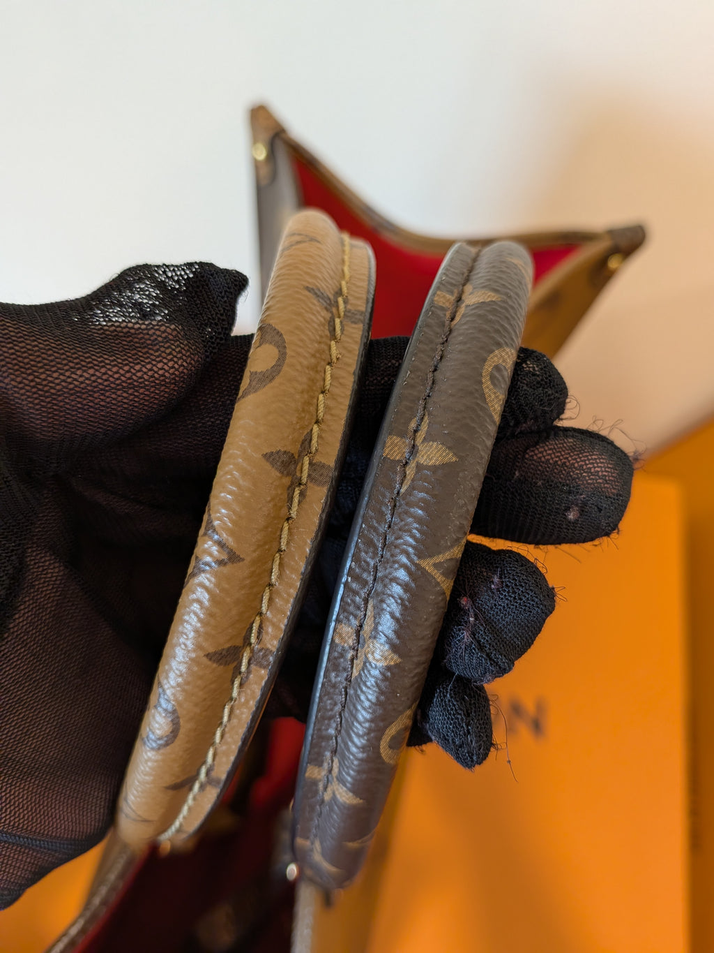 Louis Vuitton On The Go Gm Reverse Giant Monogram