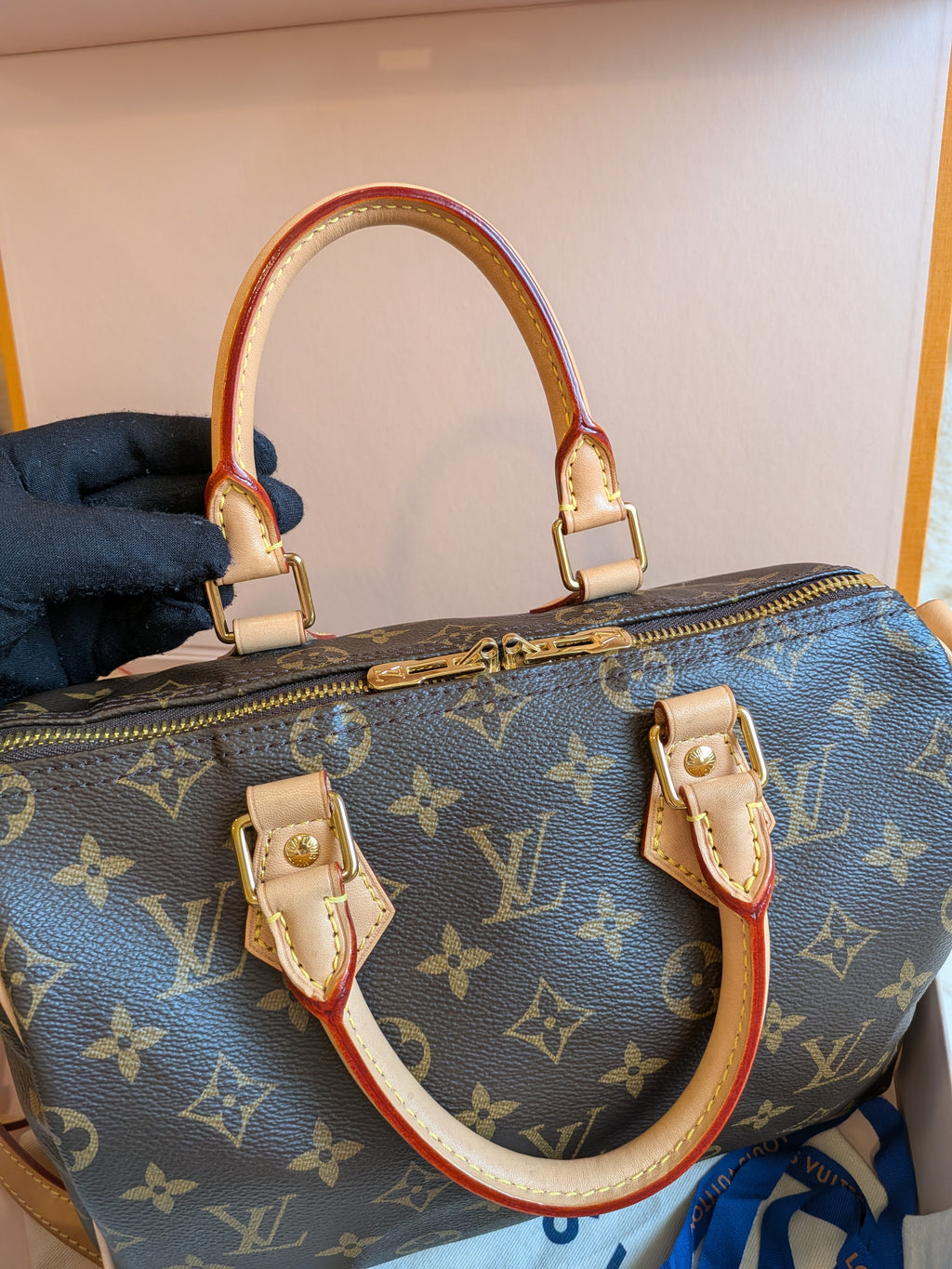 Louis Vuitton Speedy 25 Bandouliere Monogram Canvas