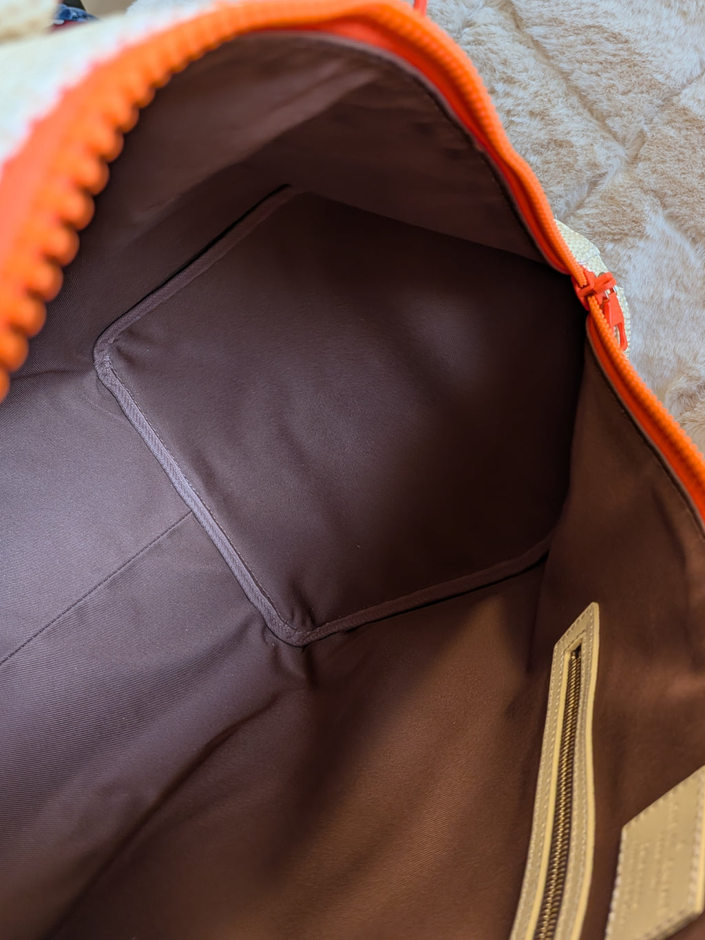 Louis Vuitton Keepall Bandouliere 50 Wooven Raphia Giant Damier/Orange Beige By: Virgil Abloh's iconic Spring/Summer 2021 Collection