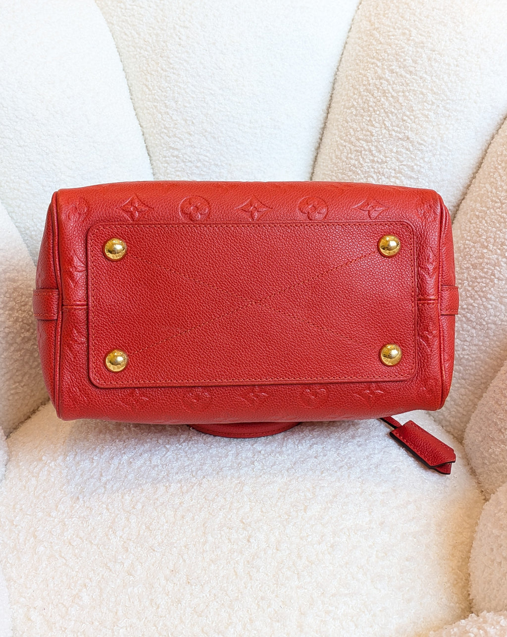 Louis Vuitton Speedy Bandouliere 25 Empriente Orient Red